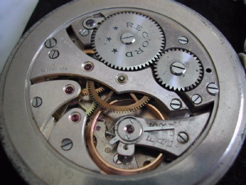 GWR GREAT WESTERN RAILWAY STATION MASTER OR GUARDS POCKET WATCH BY RECORD AND SILVER CHAIN PRE 1948 - ADDITIONAL PHOTO 10