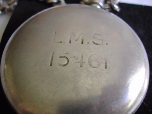 LMS LONDON MIDLAND SCOTTISH STATION MASTER OR GUARDS RAILWAY POCKET WATCH BY NIRVANA PRE 1948 - ADDITIONAL PHOTO 7