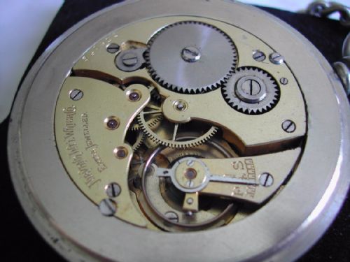 LMS LONDON MIDLAND SCOTTISH STATION MASTER OR GUARDS RAILWAY POCKET WATCH BY NIRVANA PRE 1948 - ADDITIONAL PHOTO 8
