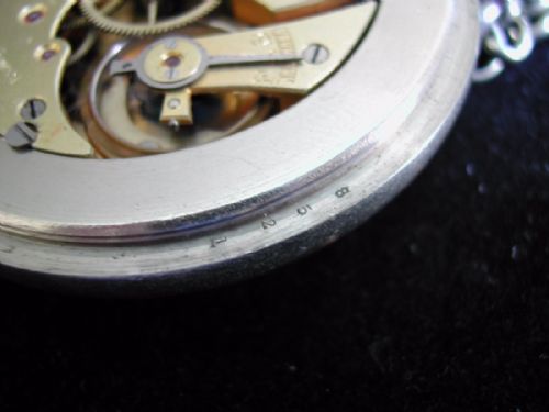 LMS LONDON MIDLAND SCOTTISH STATION MASTER OR GUARDS RAILWAY POCKET WATCH BY NIRVANA PRE 1948 - ADDITIONAL PHOTO 11