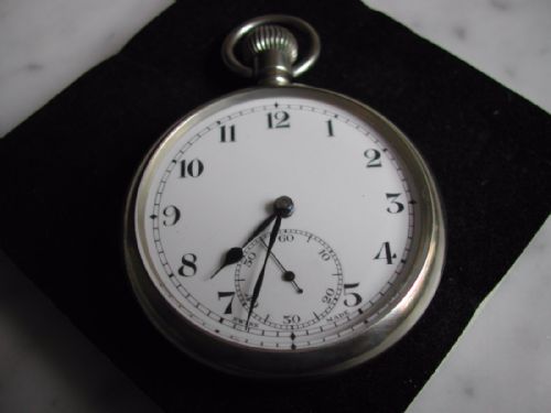 ww1 british royal naval issue pocket watch no 4077 circa 1916 - CATEGORY: ANTIQUE CLOCKS - DATED 1920