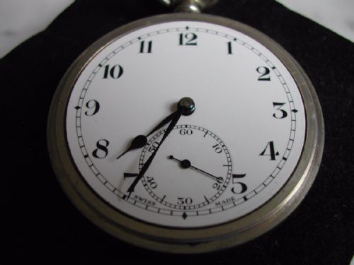 WW1 BRITISH ROYAL NAVAL ISSUE POCKET WATCH NO 4077 CIRCA 1916 - ADDITIONAL PHOTO 3