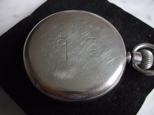 WW1 BRITISH ROYAL NAVAL ISSUE POCKET WATCH NO 4077 CIRCA 1916 - ADDITIONAL PHOTO 5