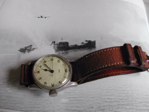 VERY RARE WW2 RAF ISSUE EBEL PILOTS WATCH DATED 1942 - ADDITIONAL PHOTO 1