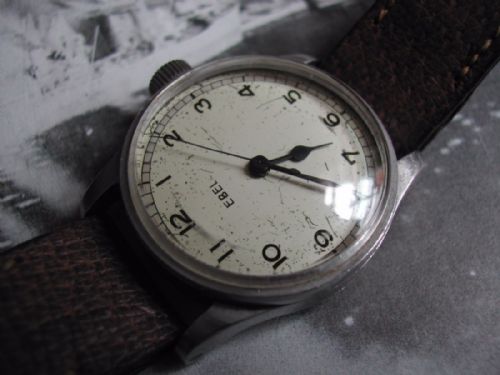 VERY RARE WW2 RAF ISSUE EBEL PILOTS WATCH DATED 1942 - ADDITIONAL PHOTO 3