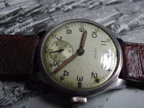 WW2 UNITAS ATP WRISTWATCH SUPPLIED BY BRAVINGTONS CIRCA 1940 - ADDITIONAL PHOTO 2