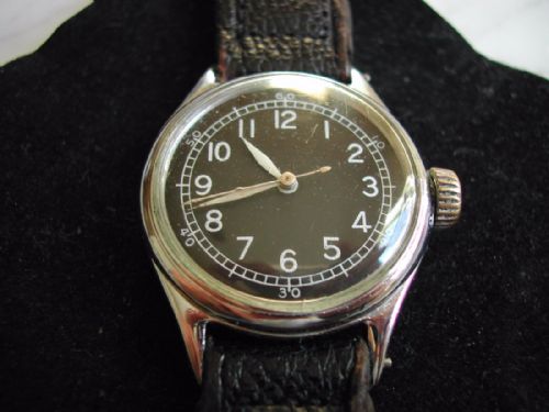 ww2 raf issued bulova 10ak pilots watch circa 1943 - CATEGORY: ANTIQUE CLOCKS - DATED 1940