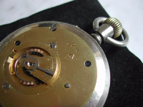 RARE PRE WW1 BRITISH ARMY ISSUE POCKET WATCH BY W EBERHARDT OF LONDON NO D39240 CIRCA 1910 - ADDITIONAL PHOTO 9