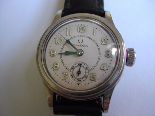 rare omega naiad first model waterproof wrist watch circa 1937 - CATEGORY: ANTIQUE CLOCKS - DATED 1930