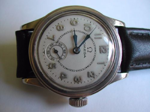 RARE OMEGA NAIAD FIRST MODEL WATERPROOF WRIST WATCH CIRCA 1937 - ADDITIONAL PHOTO 1