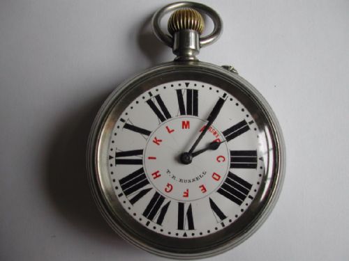rare pre ww1 telegraph military issued pocket watch by t r russell circa 1910 - CATEGORY: ANTIQUE CLOCKS - DATED 1910