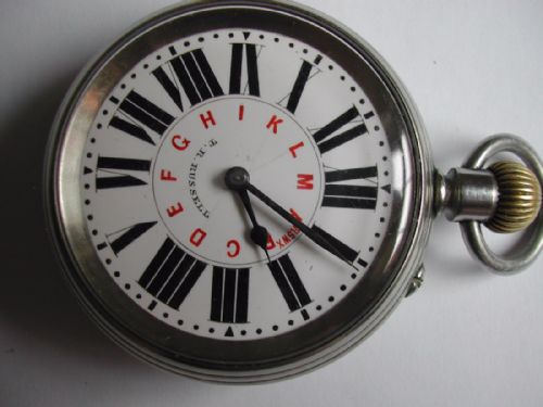 RARE PRE WW1 TELEGRAPH MILITARY ISSUED POCKET WATCH BY T R RUSSELL CIRCA 1910 - ADDITIONAL PHOTO 1