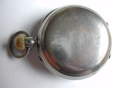 RARE PRE WW1 TELEGRAPH MILITARY ISSUED POCKET WATCH BY T R RUSSELL CIRCA 1910 - ADDITIONAL PHOTO 3