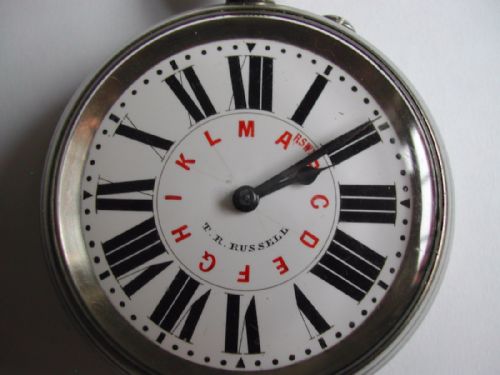RARE PRE WW1 TELEGRAPH MILITARY ISSUED POCKET WATCH BY T R RUSSELL CIRCA 1910 - ADDITIONAL PHOTO 12