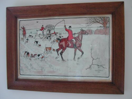 WARE RABBIT THE CRITCHLEY HUNT BY GEO F DAVIS DATED 1903 - ADDITIONAL PHOTO 1