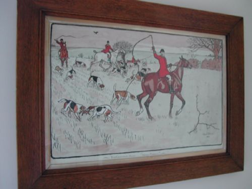 WARE RABBIT THE CRITCHLEY HUNT BY GEO F DAVIS DATED 1903 - ADDITIONAL PHOTO 2