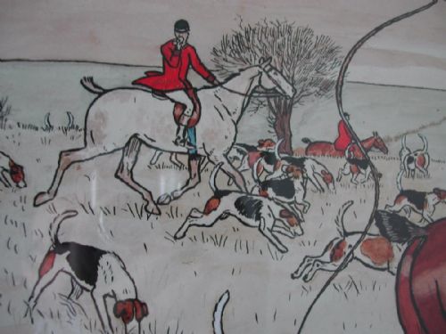 WARE RABBIT THE CRITCHLEY HUNT BY GEO F DAVIS DATED 1903 - ADDITIONAL PHOTO 6