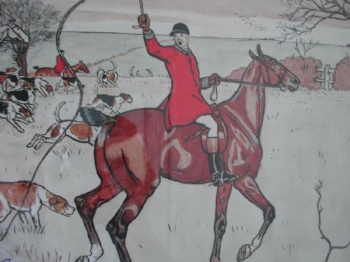 WARE RABBIT THE CRITCHLEY HUNT BY GEO F DAVIS DATED 1903 - ADDITIONAL PHOTO 7