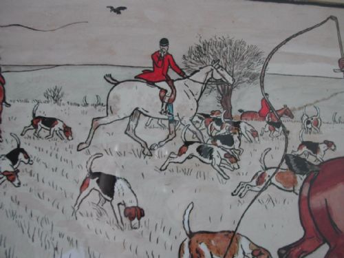 WARE RABBIT THE CRITCHLEY HUNT BY GEO F DAVIS DATED 1903 - ADDITIONAL PHOTO 8
