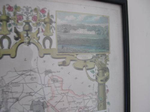 RUTLANDSHIRE AND GOOD SMALL COLOURED MAP CIRCA 1847 - ADDITIONAL PHOTO 3