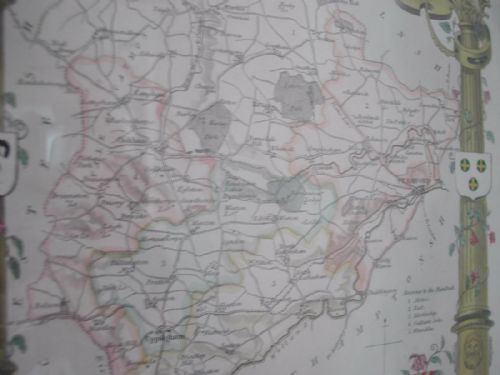 RUTLANDSHIRE AND GOOD SMALL COLOURED MAP CIRCA 1847 - ADDITIONAL PHOTO 5