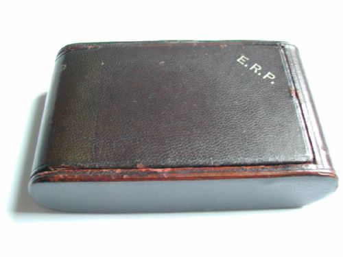 RARE 1940'S LEATHER CASED FOLDING TRAVEL ALARM CLOCK RETAILED BY ASPREYS MADE BY JAEGER LECOULTRE - ADDITIONAL PHOTO 1