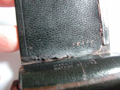 RARE 1940'S LEATHER CASED FOLDING TRAVEL ALARM CLOCK RETAILED BY ASPREYS MADE BY JAEGER LECOULTRE - ADDITIONAL PHOTO 8