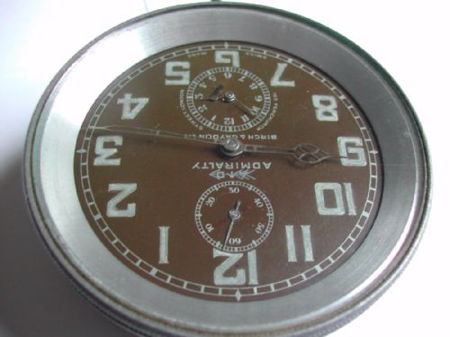 A VERY RARE ADMIRALTY ISSUE COCKPIT MOUNTED TIME OF TRIP CLOCK BY BIRCH GAYDON LTD PRE WW2 - ADDITIONAL PHOTO 10