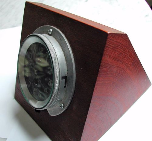 A VERY RARE ADMIRALTY ISSUE COCKPIT MOUNTED TIME OF TRIP CLOCK BY BIRCH GAYDON LTD PRE WW2 - ADDITIONAL PHOTO 13