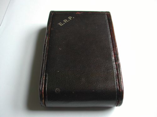 RARE 1940'S LEATHER CASED FOLDING TRAVEL ALARM CLOCK RETAILED BY ASPREYS MADE BY JAEGER LECOULTRE - ADDITIONAL PHOTO 11