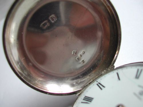 RARE PREWW1 BRITISH ROYAL ARTILLERY ISSUE KEY WOUND SILVER HUNTER POCKET WATCH BY ROTHERHAMS CIRCA 1910 - ADDITIONAL PHOTO 7