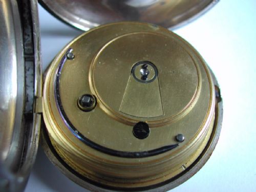 RARE PREWW1 BRITISH ROYAL ARTILLERY ISSUE KEY WOUND SILVER HUNTER POCKET WATCH BY ROTHERHAMS CIRCA 1910 - ADDITIONAL PHOTO 8