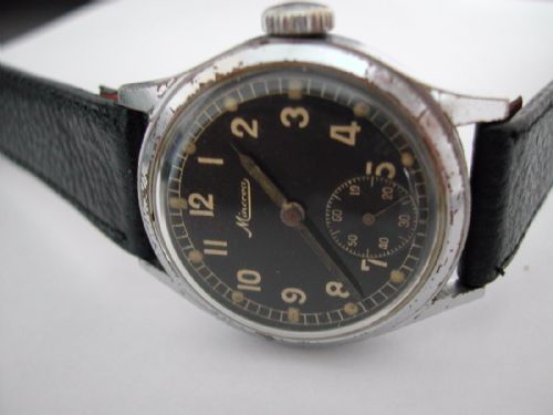 for sale is this very fine ww2 german army issue minerva circa 1940 - CATEGORY: ANTIQUE CLOCKS - DATED 1940