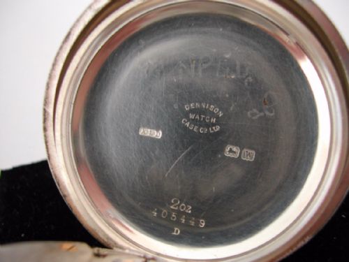 RAILWAY DESIGN WALTHAM HEAVY SILVER CASED POCKET WATCH CIRCA 1910 - ADDITIONAL PHOTO 8
