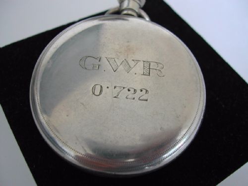 GWR NO 0722 RAILWAY GUARDS OR STATION MASTERS POCKET WATCH PRE 1948 - ADDITIONAL PHOTO 4