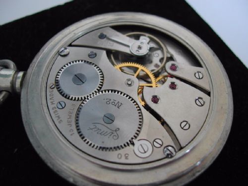 GWR NO 0722 RAILWAY GUARDS OR STATION MASTERS POCKET WATCH PRE 1948 - ADDITIONAL PHOTO 7