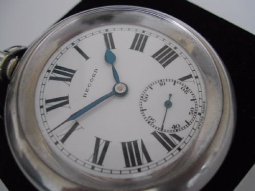 LMS STATION MASTER OR GUARDS RAILWAY POCKET WATCH NO 16192 BY RECORD PRE 1948 - ADDITIONAL PHOTO 2