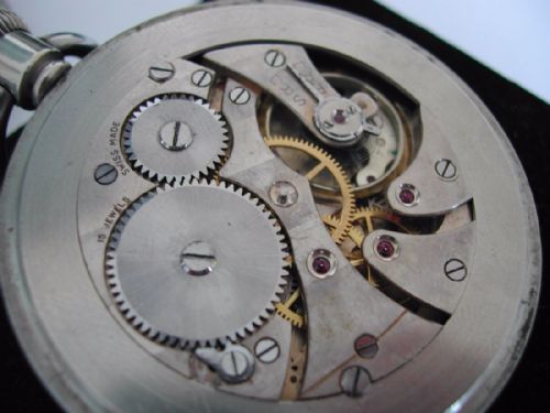 LMS STATION MASTER OR GUARDS RAILWAY POCKET WATCH NO 16192 BY RECORD PRE 1948 - ADDITIONAL PHOTO 10