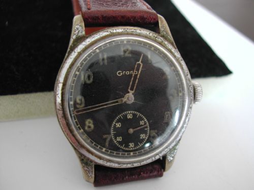 grana ww2 german army military issued watch circa 1940 - CATEGORY: ANTIQUE WATCHES - DATED 1940