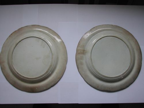 RESERVED PSA PAIR OF DROMEDARY PATTERN A BLUE AND WHITE TRANSFER PRINT PLATES CIRCA 1815 - ADDITIONAL PHOTO 1