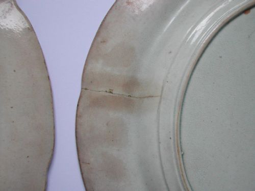 RESERVED PSA PAIR OF DROMEDARY PATTERN A BLUE AND WHITE TRANSFER PRINT PLATES CIRCA 1815 - ADDITIONAL PHOTO 6