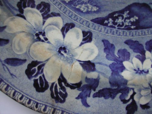 RESERVED PSA PAIR OF DROMEDARY PATTERN A BLUE AND WHITE TRANSFER PRINT PLATES CIRCA 1815 - ADDITIONAL PHOTO 7