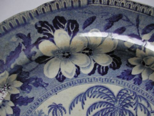 RESERVED PSA PAIR OF DROMEDARY PATTERN A BLUE AND WHITE TRANSFER PRINT PLATES CIRCA 1815 - ADDITIONAL PHOTO 10
