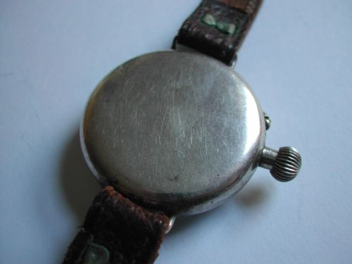 WW1 SILVER CASED BORGEL DESIGN TRENCH WATCH CIRCA 1916 - ADDITIONAL PHOTO 3