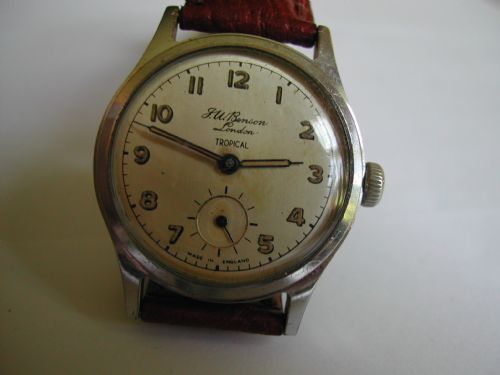 smiths benson tropical sir edmund hillary everest watch circa 1954 - CATEGORY: ANTIQUE CLOCKS - DATED 1950