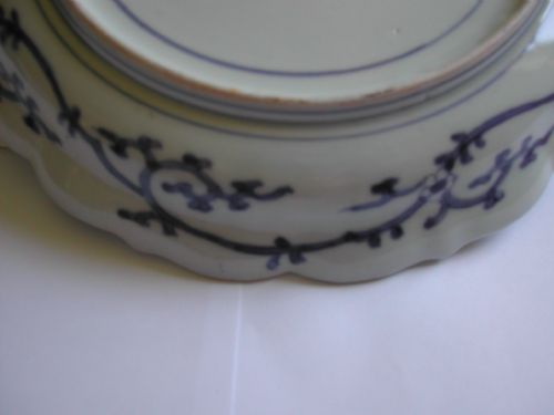 JAPANESE ARITA BLUE AND WHITE SHALLOW DISH LAST QUARTER 17TH CENTURY - ADDITIONAL PHOTO 5