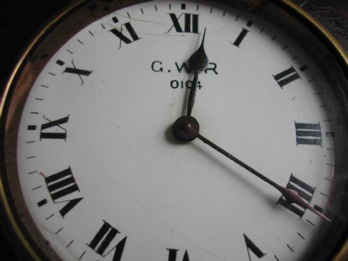GREAT WESTERN RAILWAY SIGNAL BOX TOOL CLOCK NO 0104 DATING PRE1922 - ADDITIONAL PHOTO 7
