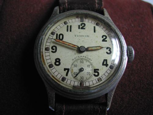 ww2 timor atp military issue watch circa 1940 - CATEGORY: ANTIQUE WATCHES - DATED 1940