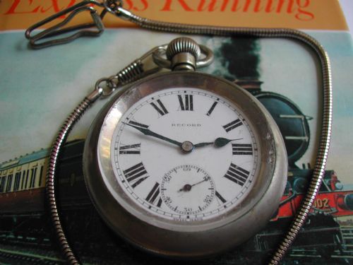 GREAT WESTERN RAILWAY GWR STATION MASTERS OR GUARDS POCKET WATCH BY RECORD NO 01397 PRE 1948 - ADDITIONAL PHOTO 1