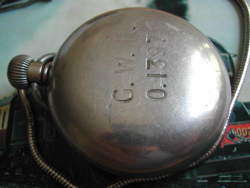 GREAT WESTERN RAILWAY GWR STATION MASTERS OR GUARDS POCKET WATCH BY RECORD NO 01397 PRE 1948 - ADDITIONAL PHOTO 5